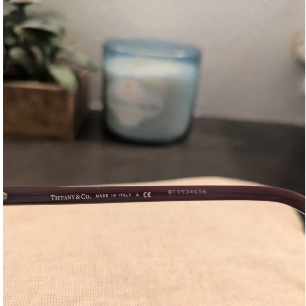 Tiffany & Co TF 2035 8109 Pink Purple Gradient Heart Eyeglasses 50-16-135 Italy